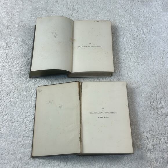The Evangelical Succession 1881 First Series and 1883 Second Series - HC Accept - Picture 3 of 11